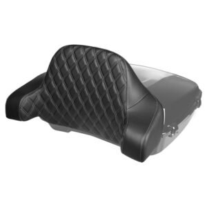 HOGWORKZ® Diamond Stitched Chopped Tour Pack Backrest Pad