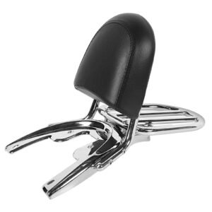 Chrome Sissy Bar Backrest / Luggage Rack for Harley® V-Rod '02-'06