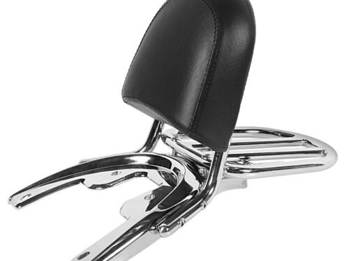 Chrome Sissy Bar Backrest / Luggage Rack for Harley® V-Rod '02-'06
