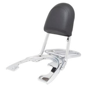 Chrome Sissy Bar Backrest / Luggage Rack for Harley® V-Rod '07-'11