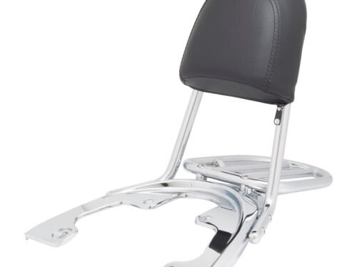 Chrome Sissy Bar Backrest / Luggage Rack for Harley® V-Rod '07-'11