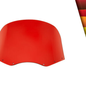 Red 11" Windshield for HOGWORKZ® Menace or Outlaw Fairing