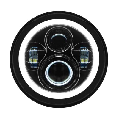 7" LED Black HALOMAKER® Headlight for Indian® Motorcycles