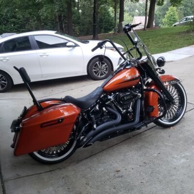 Color Matched Standard Saddlebag Conversion Kit w/ Black Hardware for Harley® Softail '18-'25