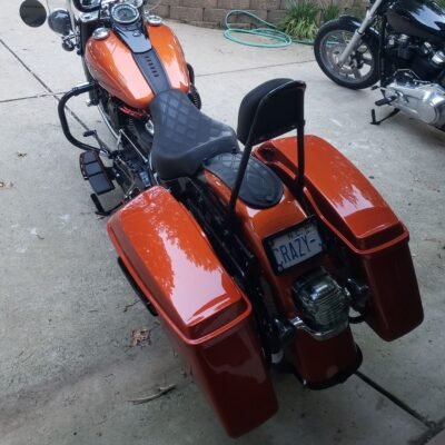 Color Matched Standard Saddlebag Conversion Kit w/ Black Hardware for Harley® Softail '18-'25