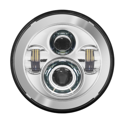 7" LED Chrome Headlight (Daymaker Replacement) for Harley® Touring & Softail