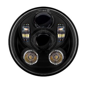 5 3/4" LED Blackout V2 Headlight for Honda® VT1300 Fury / Sabre / Stateline / Interstate '10-'25