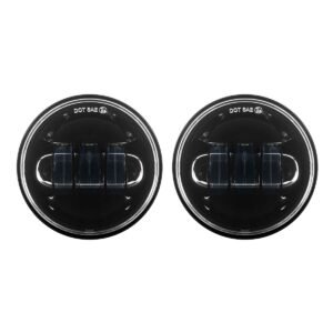 Blackout 4.5" LED Auxiliary Passing Lamps for Harley® & Indian