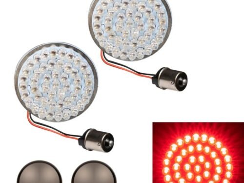 HOGWORKZ® LED Rear Turn Signals for Harley-Davidson® | 1156 Base, Bullet Lens