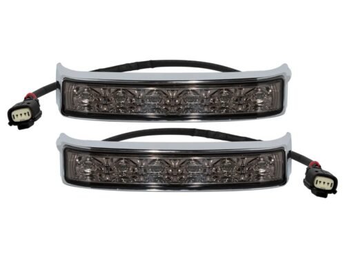 HW307103 LED Saddlebag Turn Signals / Brake / Running Lights | Chrome / Smoked Lens for Harley-Davidson® '14-'25