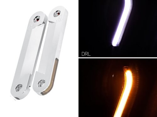 HW307104 Billet Fork Turn / DRL Signals for 14-'25 Street Glide | Chrome